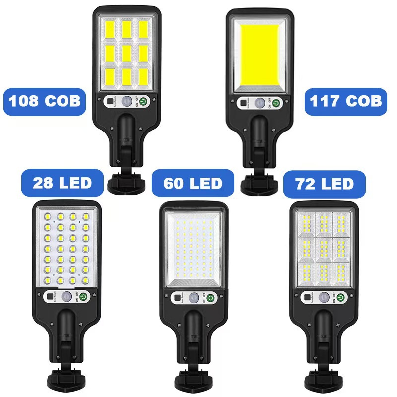 New solar street lamps, outdoor garden lamps, new rural waterproof led lighting lamps, and human body sensor lamps Item Picture