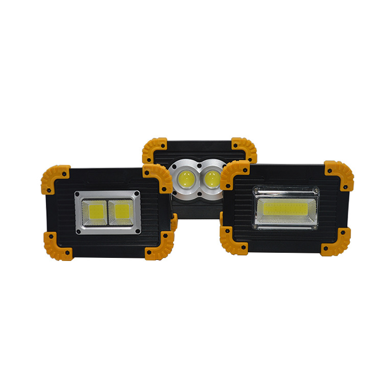 Cross-border outdoor COB searchlight, multi-functional high-intensity flashlight, portable rechargeable, high-power floodlight work light Item Picture