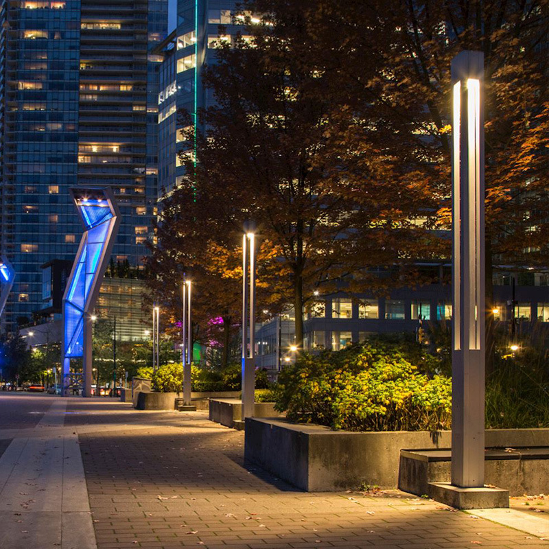 Factory wholesale modern garden lights, outdoor simple 3-meter and 3.5-meter square led landscape lights, garden lights Specification drawing