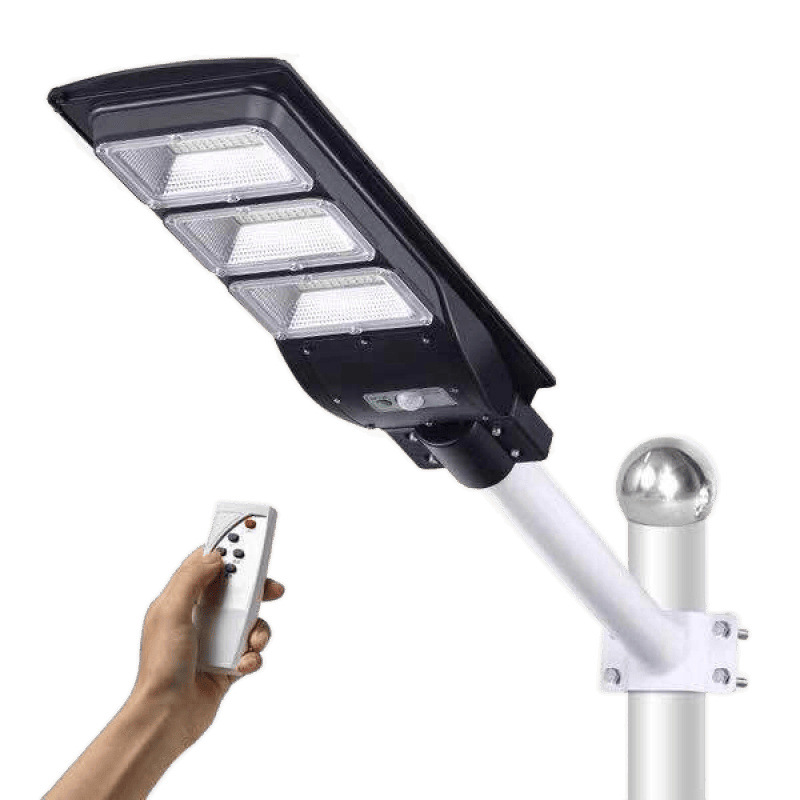 Wholesale of solar street lamps, human-sensing outdoor household garden lamps, new rural led street lamps and outdoor floodlights Item Picture