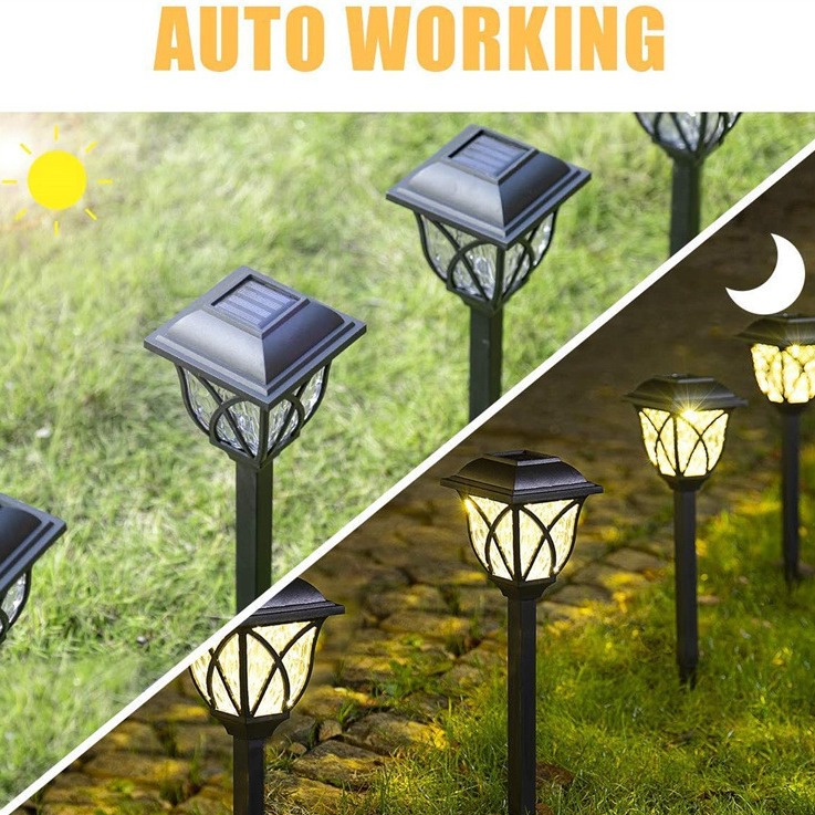 Outdoor solar lawn square lamps, courtyard ground insert lamps, roadside street lamps, projection decorative landscape lamps Application Scenario