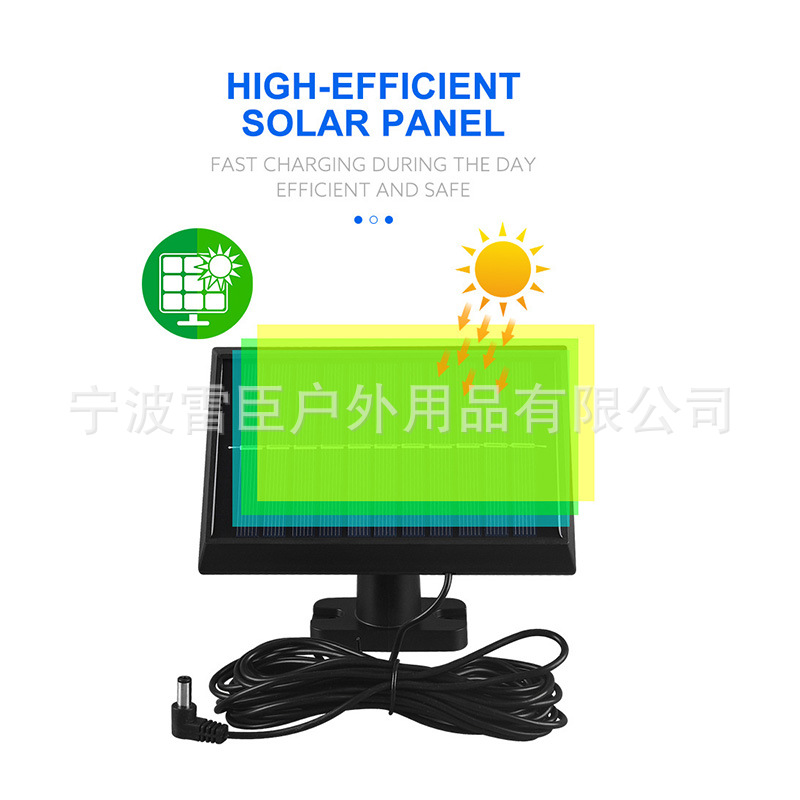 Cross-border new solar lamp, LED outdoor human body sensor wall lamp strip, remote control street lamp, household courtyard lighting lamp Specification drawing