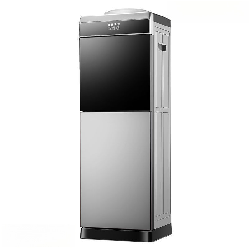 Vertical hot and cold water dispenser, household refrigeration and heating, floor-standing ice-making, office, student, family, barrel water Specification drawing