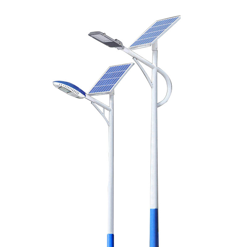 Wholesale of 6-meter LED solar street lamps for engineering communities, rural road lighting, and solar human-sensing street lamps Item Picture