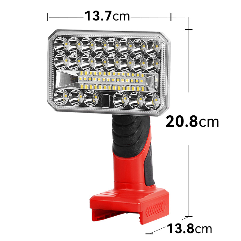 The cross-border popular 5-inch led brightness lamp beads lighting lamp is suitable for 18V lithium battery detection by artisans Item Picture