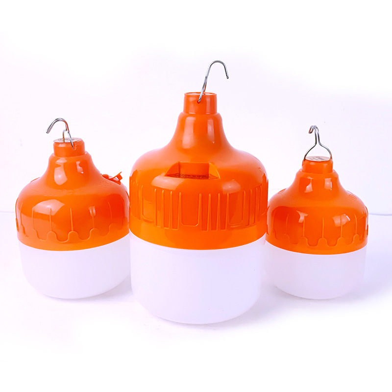 Night market rechargeable bulbs, street lighting wonder lamps, USB street lamps, household outdoor emergency solar bulb lamps Item Picture