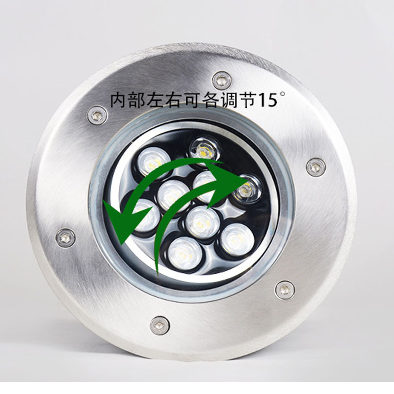 Adjustable Angle ground lights, led wall lights, wall-washing lights, outdoor waterproof ground lights, hotel night view engineering corner lights Application Scenario