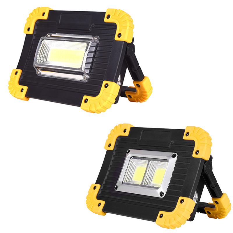 Portable rechargeable LED floodlights, COB work lights, engineering lighting, floodlights and searchlights full figure