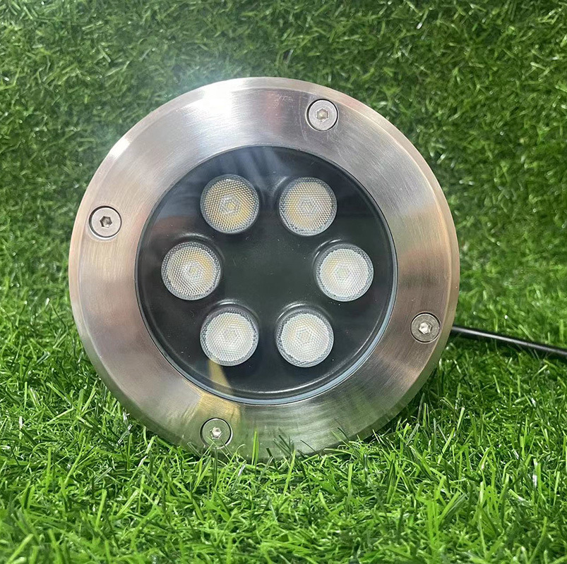 Cross-border exclusive LED embedded outdoor waterproof tree lighting, 304 stainless steel square embedded light Specification drawing