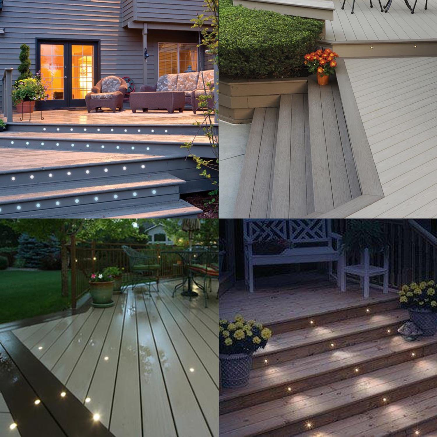 LED waterproof deck lights, square landscape lights, plywood cabinet lights, corner decorative lights, embedded ground lights Specification drawing