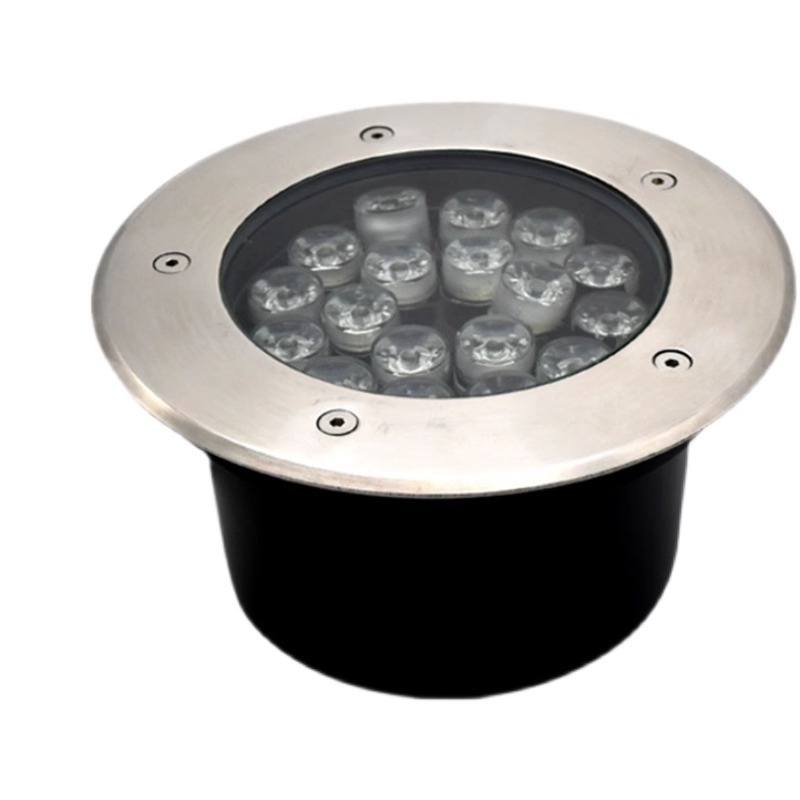 Lawn lights, ground lights, led outdoor waterproof embedded tree lights, courtyard lights, seven-color ground lights, garden villas Item Picture