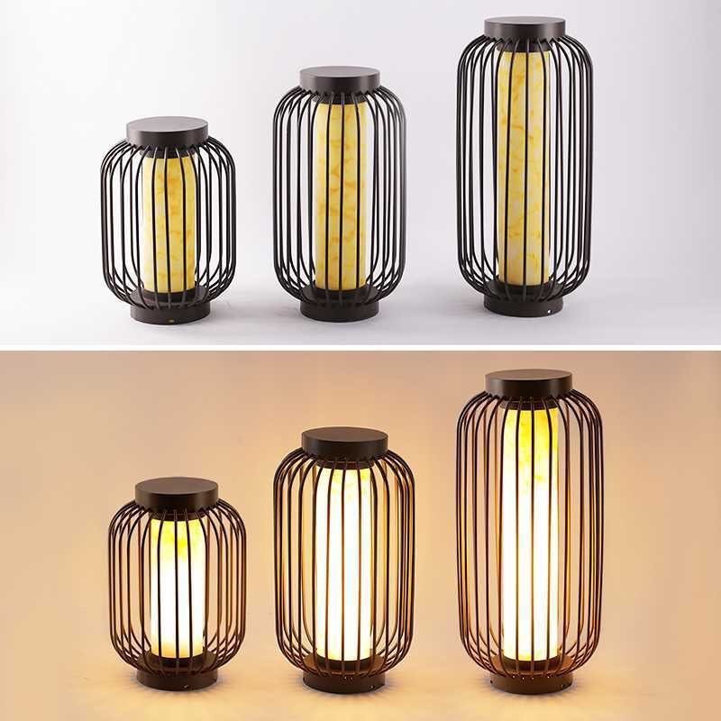 New Chinese-style waterproof outdoor lawn lights, courtyard corridor lights, villa garden landscape lights, Chinese-style lanterns, floor lights Application Scenario
