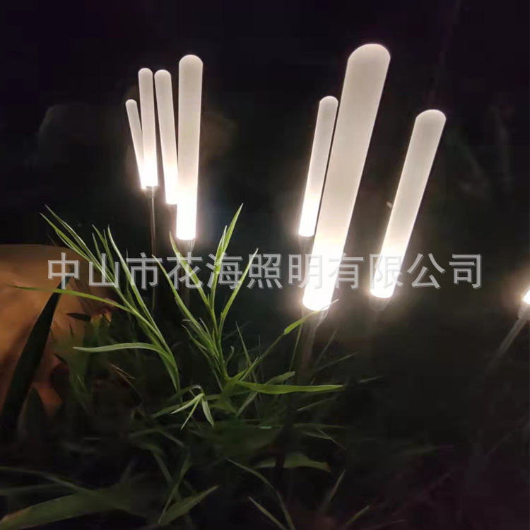 LED acrylic reed lamp, frosted acrylic rod, outdoor waterproof courtyard garden decorative lamp, ground insertion lawn lamp Specification drawing