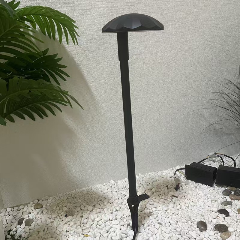 Aluminum outdoor power connection type lamps, outdoor courtyard waterproof and anti-rust lawn lamps, villa corridor garden garden lamps Specification drawing