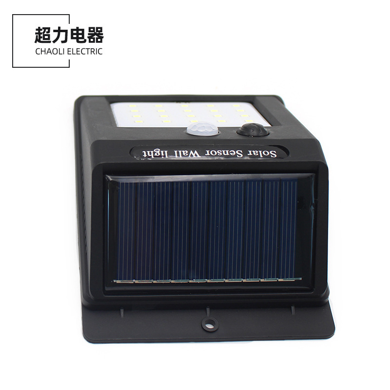 Cross-border wholesale of 100LED solar human body sensor lights, outdoor garden and courtyard lights, outdoor street lamps, waterproof wall lamps Application Scenario