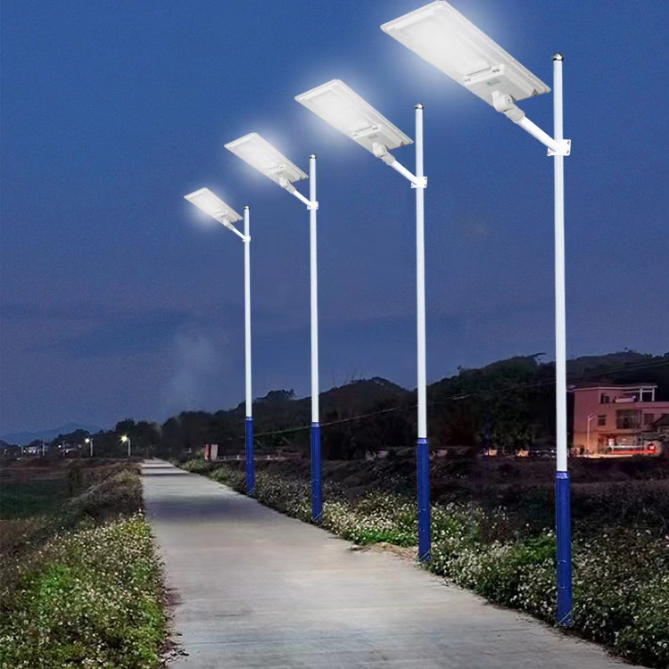 led integrated solar street lamp, outdoor park, new rural road lighting, intelligent remote control solar street lamp details Picture