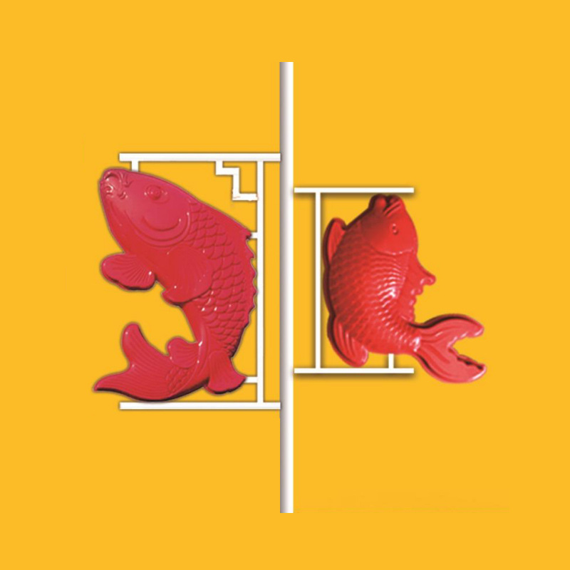 Factory wholesale dragon-shaped suction shaped lamps, creative special-shaped landscape street lamps, 24W festival decorative LED lamps Specification drawing