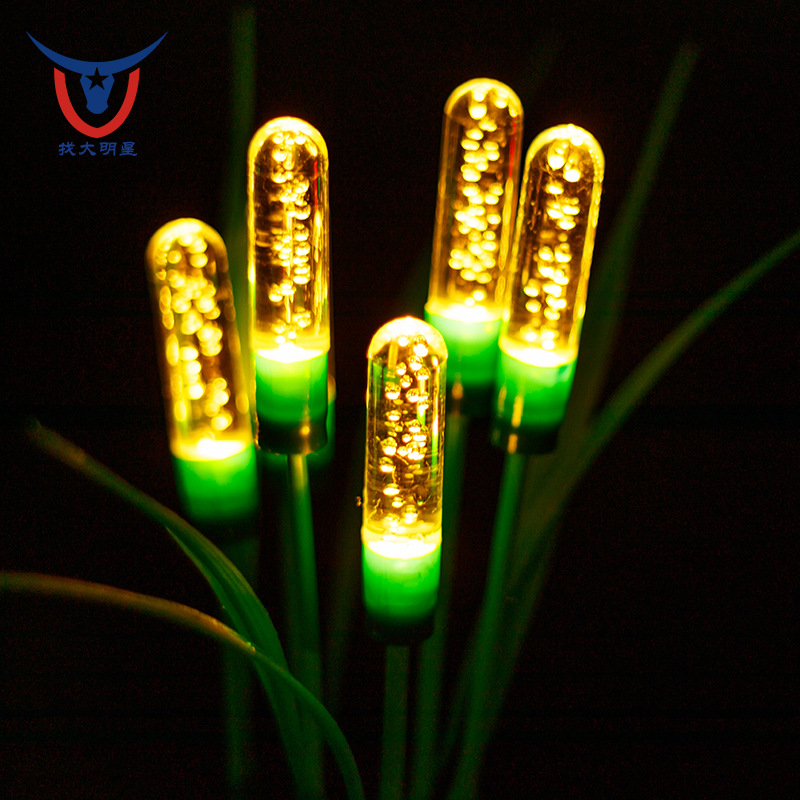 Solar outdoor lights, reed lights, bubble garden lights, solar lawn lights, courtyard atmosphere lights, plant reed lights details Picture