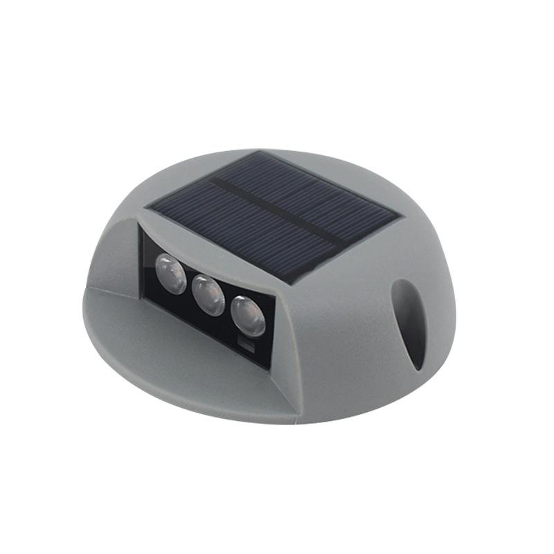 Solar walkway lights, aluminum shell step lights, plank road floor lights, turtle-back lights, outdoor led, courtyard garden, floor and staircase lights Item Picture