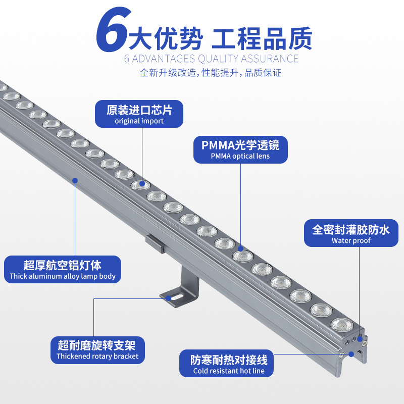 Wholesale led strip lights, embedded linear strip lights, office corridor and staircase lighting fixtures, light strips details Picture
