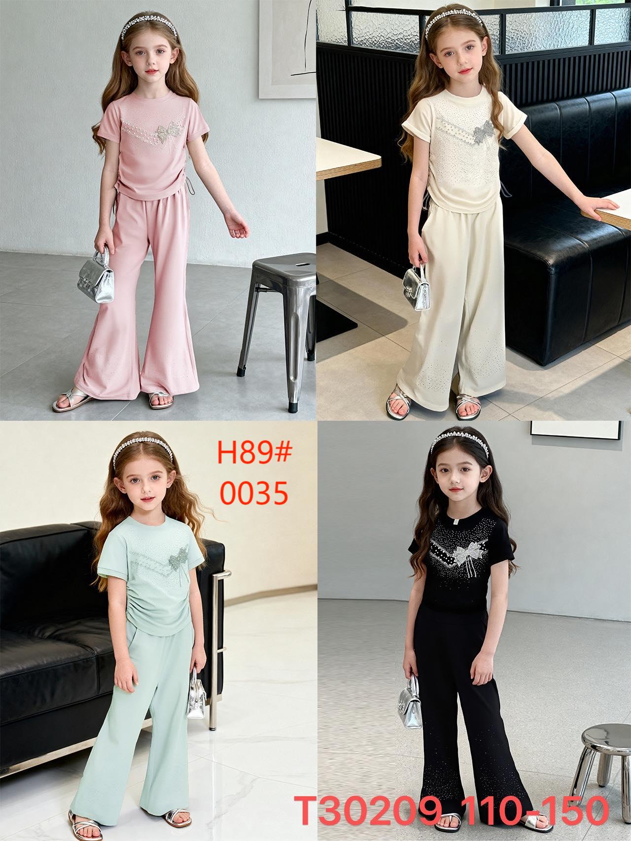 女童套装春秋新款2025年短袖小女孩秋装上衣8