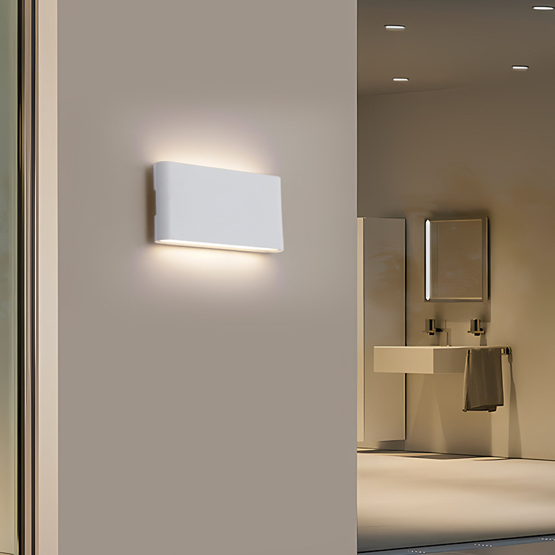 Modern and simple LED waterproof outdoor Wall lamp, creative cross-border trade simple aisle Amazon Wall lamp Application Scenario