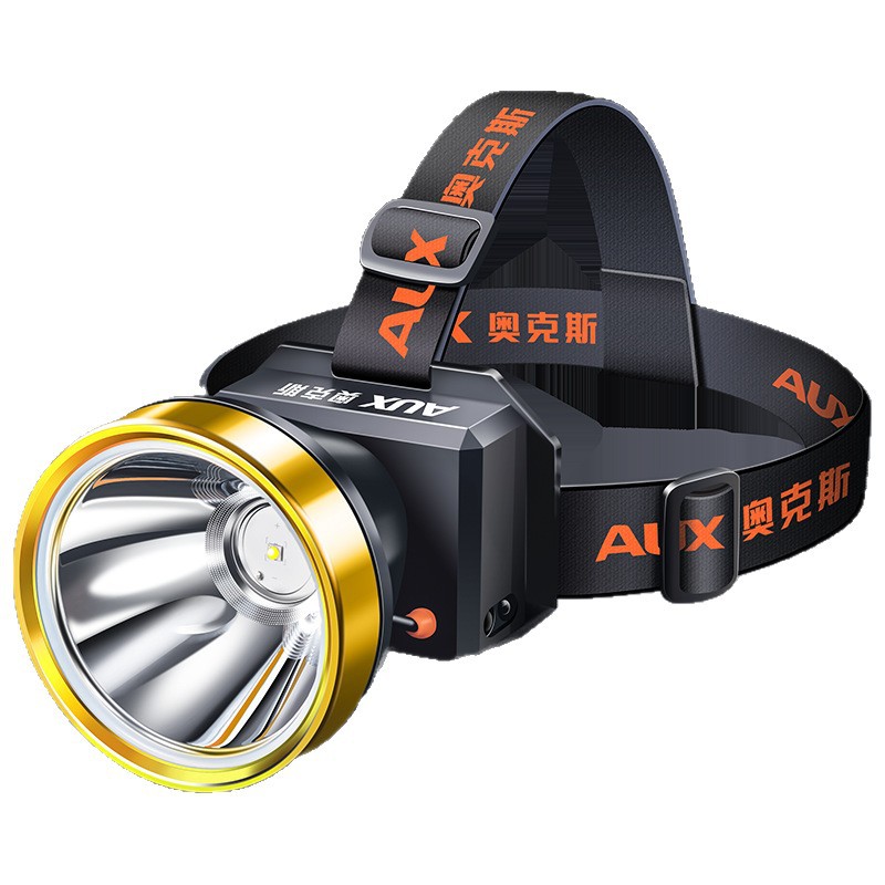 Aux headlamp, powerful charging, ultra-bright, head-mounted lighting sensor, ultra-long battery life, outdoor night fishing flashlight Item Picture