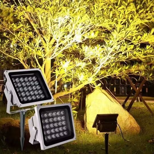 Youdaoplaceholder0 led projector light, floodlight, high-power outdoor waterproof shed light, 50W signboard tree light, tree projection light, supplementary lighting full figure