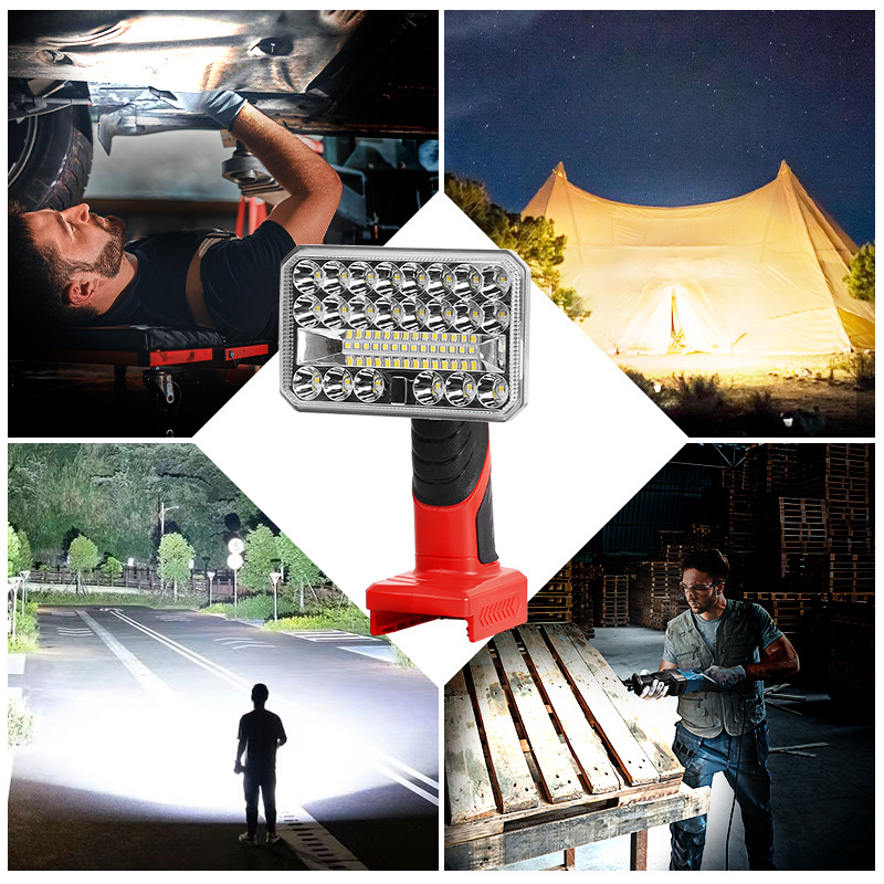 The cross-border popular 5-inch led brightness lamp beads lighting lamp is suitable for 18V lithium battery detection by artisans Application Scenario