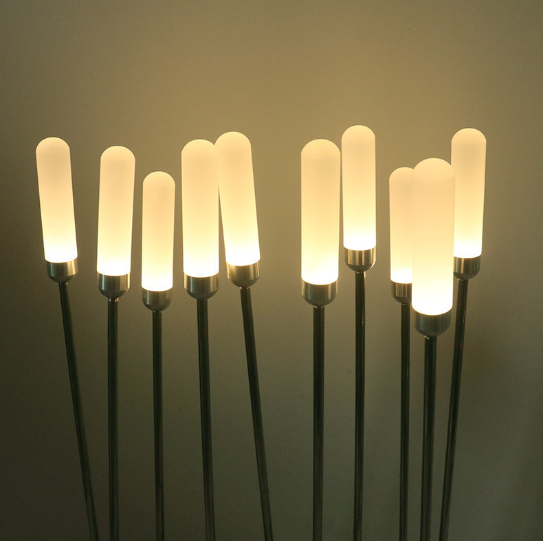 LED outdoor reed lamps, acrylic frosted rods, bubble rods, ground lawn lamps, grass decoration ground candle lamps Application Scenario