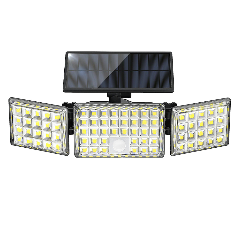 Cross-border solar sensor wall lamps, fence solar garden lamps, waterproof outdoor wall lamps, fence solar street lamps Item Picture
