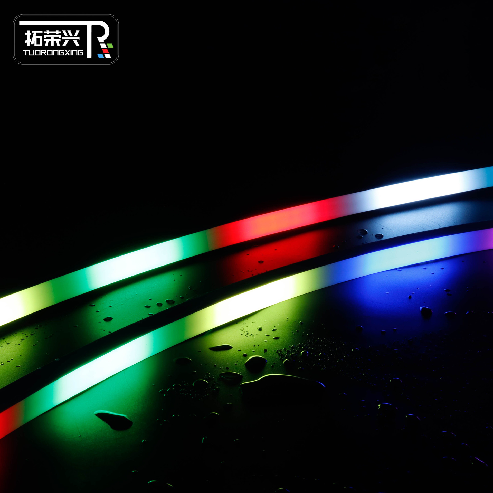 The best-selling silicone flexible neon light strip for cross-border e-commerce features RGB RGBW programmable addressing for 12V and 24V details Picture