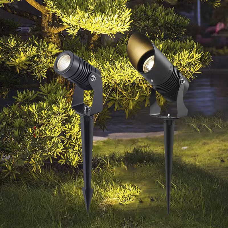 Outdoor spotlights, waterproof tree lights, landscape courtyard garden lawn insert floodlights, outdoor greening tree lights Specification drawing