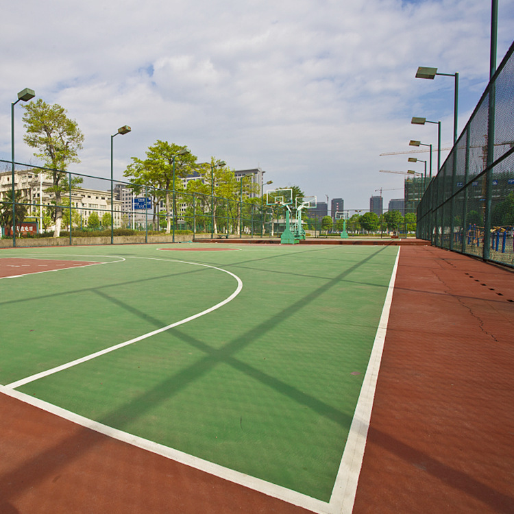 Double-headed high-pole court lights, 6-meter and 8-meter pole basketball court, badminton square, street, community and parking lot medium pole lights Specification drawing