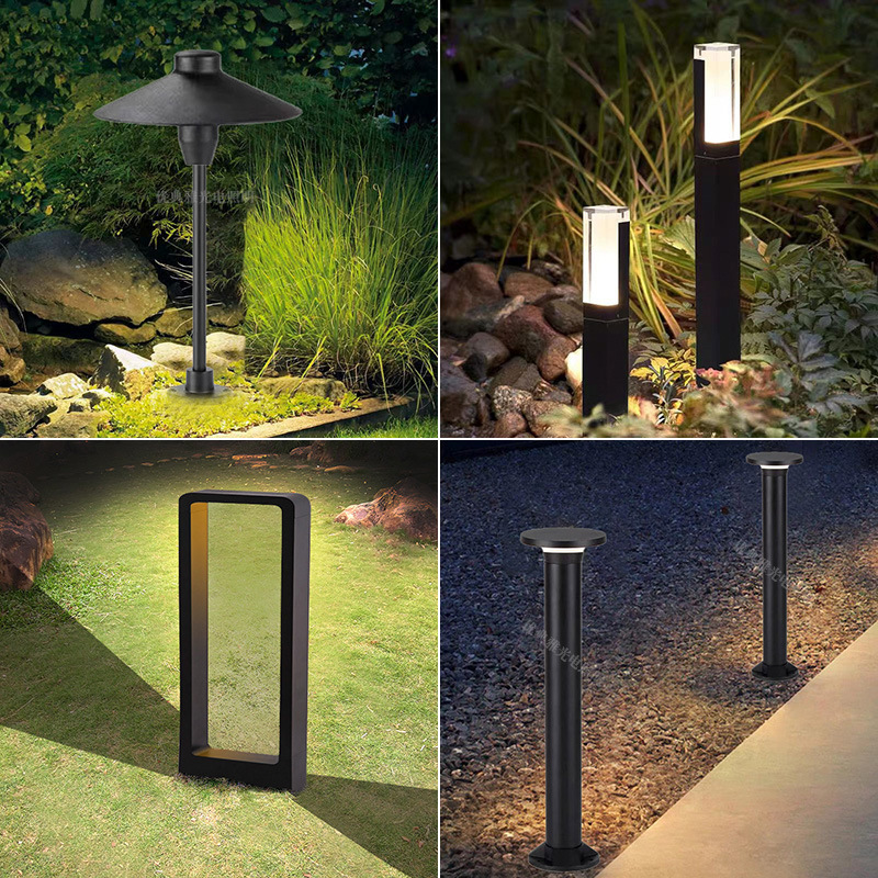 Lawn lights, outdoor waterproof grassland courtyard lights, villa garden lights, community park floor lights, corridor landscape street lights details Picture