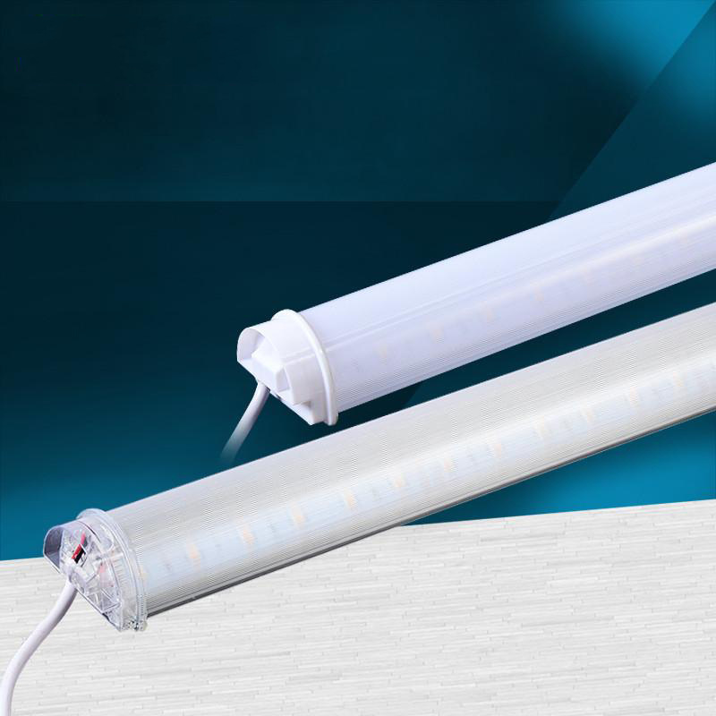 LED digital tubes, transparent striped guardrail tubes, milky white contour lights, seven-color internal and external control neon light advertising tubes details Picture