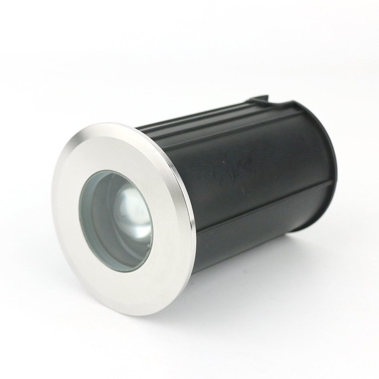 A narrow-beam ground light, a narrow-beam stainless steel ground light, is embedded in the exterior wall of the step without any residual beam Item Picture