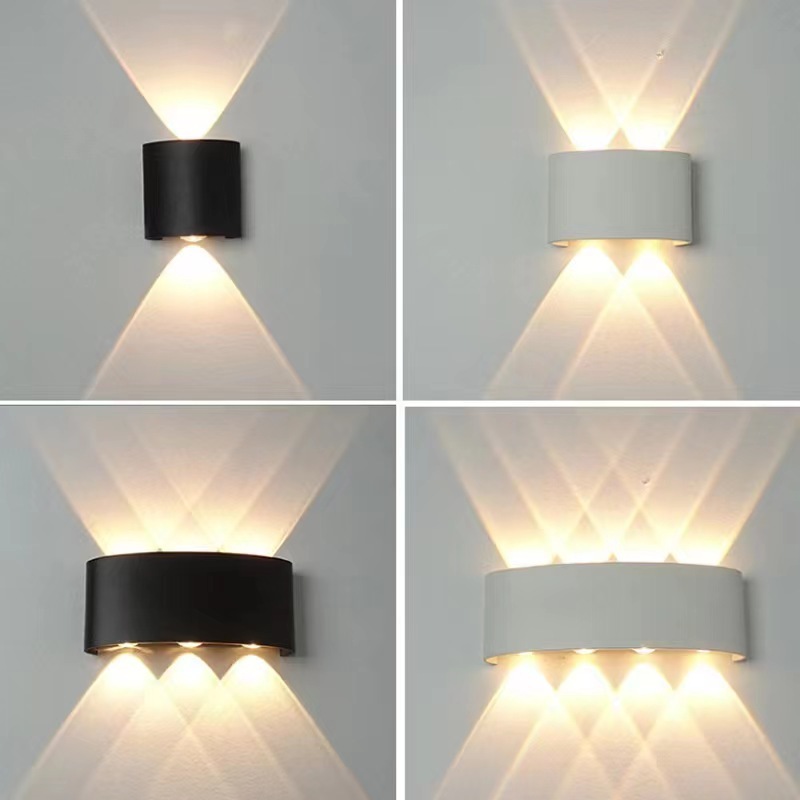 Cross-border exclusive cross-border led outdoor waterproof wall lamps, courtyard villas, hotel corridors, balconies, indoor and outdoor wall lamps Specification drawing