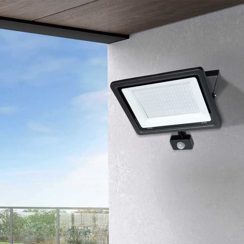 ✅ human body sensor light turns on as soon as people arrive 220v outdoor waterproof spotlight led floodlight wired garden lighting lamp Application Scenario