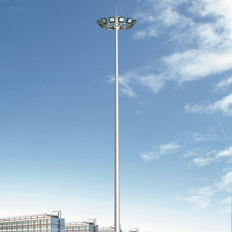 Outdoor road lighting fixtures, park and square high-pole lamps, basketball and badminton court searchlights, 6-meter and 7-meter high-pole lamps Specification drawing