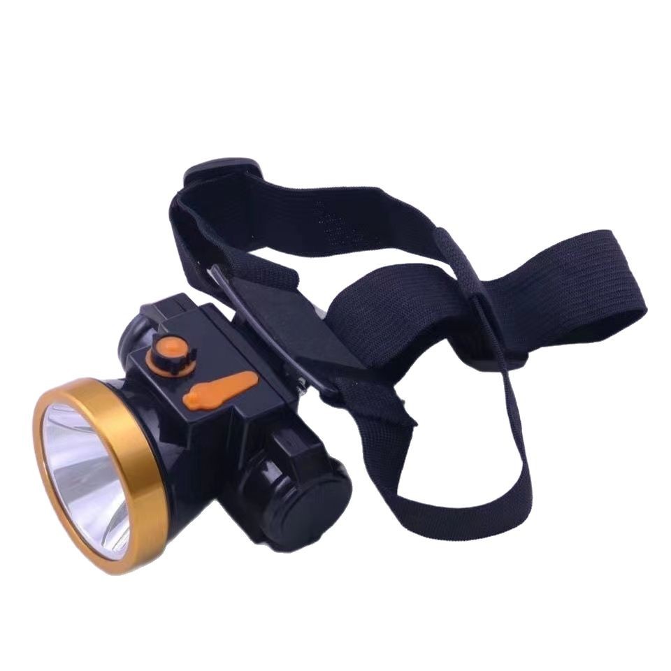 LED high-brightness strong light long-range lithium battery rechargeable headlamp, outdoor head-mounted night riding fishing, night fishing miner's lamp flashlight Item Picture