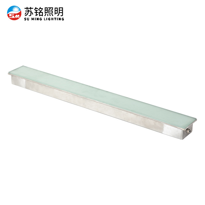 LED square sensor floor tile light, outdoor square landscape luminous floor light, seven-color sensor embedded floor tile light Item Picture