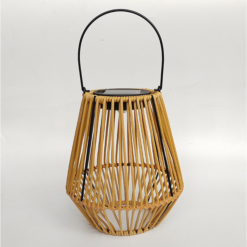 New solar-powered rattan-like woven garden lamp for outdoor camping, home courtyard, garden, pavilion, restaurant and led courtyard details Picture