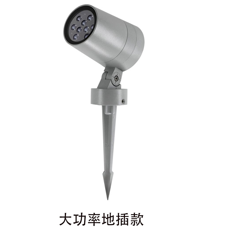 LED outdoor floodlights for garden lighting projects, tree square night scene floodlights, circular focused lawn lights Item Picture