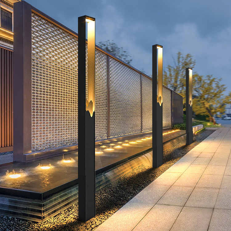 New Chinese-style outdoor 3-meter square landscape light, 4-meter LED community courtyard light, scenic area park aluminum landscape light Specification drawing