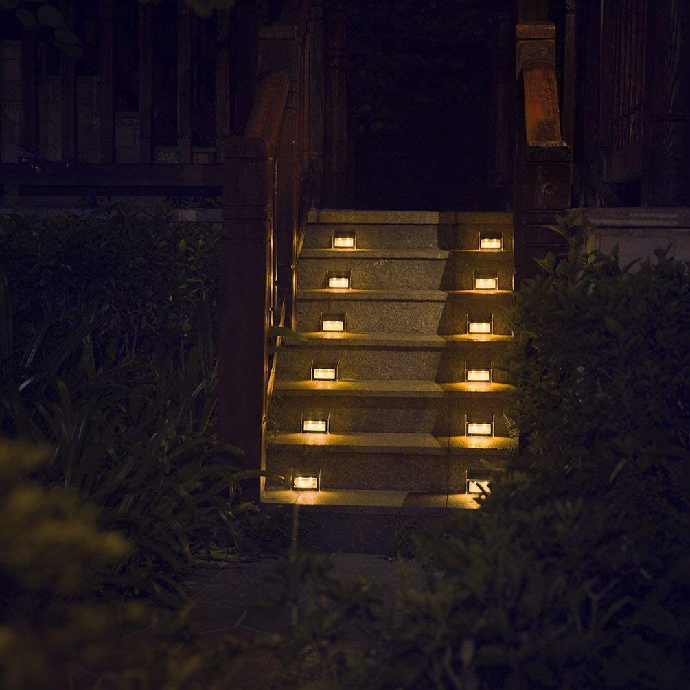 Cross-border solar stainless steel 3led staircase and step light, outdoor rainproof wall light, fence and fence light, night light Specification drawing