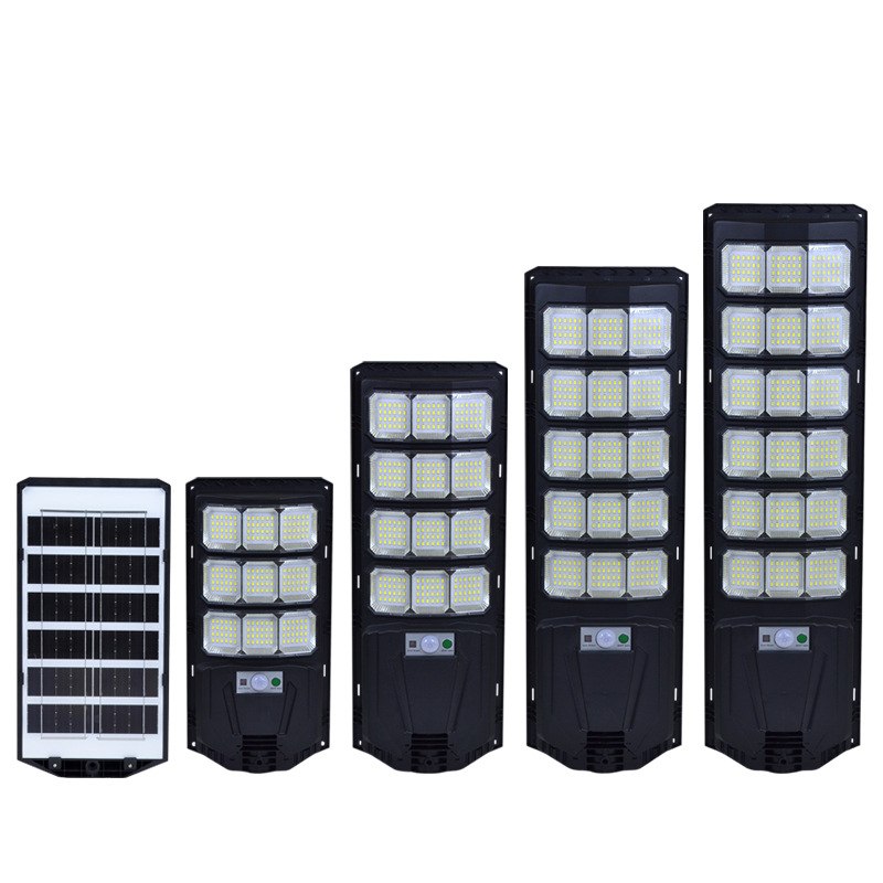 The new cross-border solar lamp automatically lights up when it gets dark, an outdoor garden lamp with a telescopic pole and an integrated solar lamp Item Picture