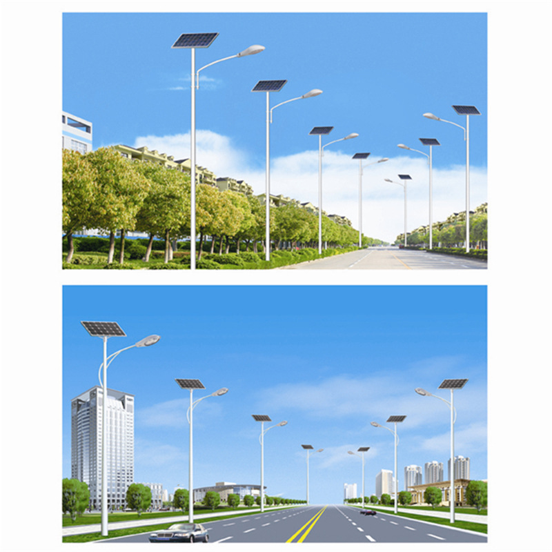 Wholesale of 6-15 meter outdoor solar-integrated street lamp poles for new rural construction projects and lighting street lamp poles from manufacturers details Picture
