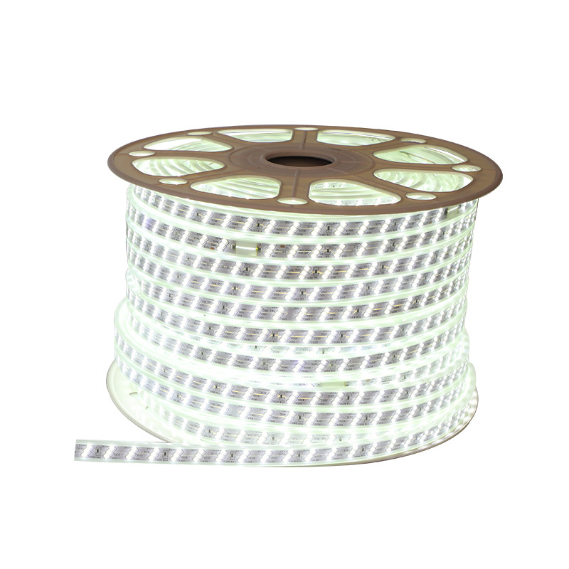 led light strip 2835-12-180, three-row inclined surface mount light strip, outdoor waterproof, festival decorative color light Item Picture