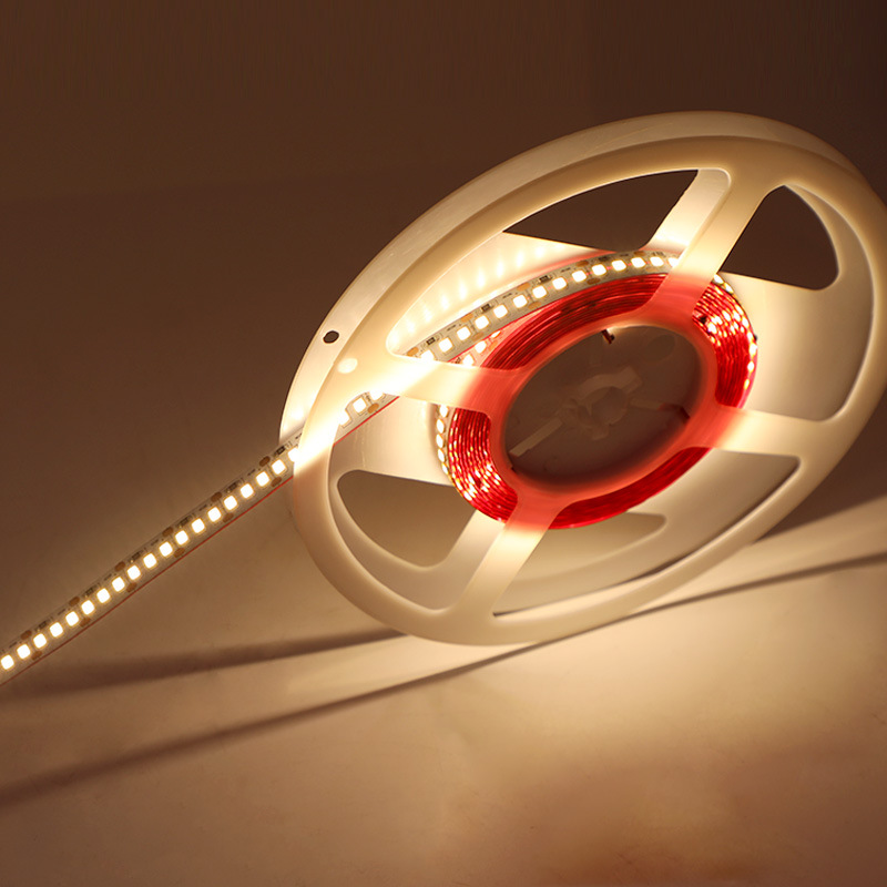 Factory direct sales of high-brightness low-voltage surface mount light strips 2835, double-row and triple-row 12V and 24V light strips, waterproof outdoor lighting lamps details Picture